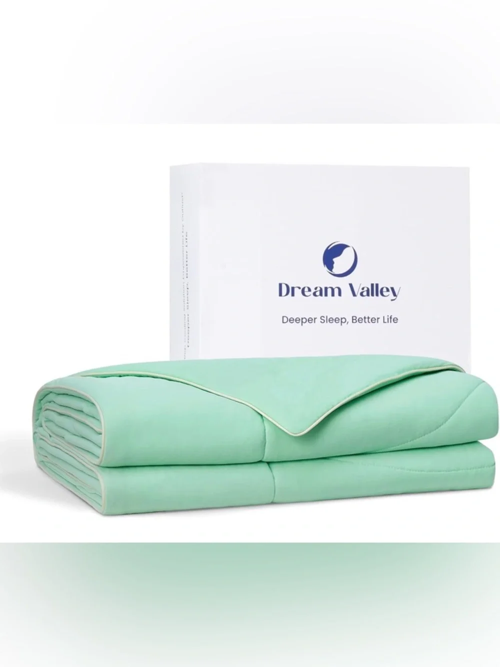 Mint Green Lightweight Comforter - Cooling Bedding